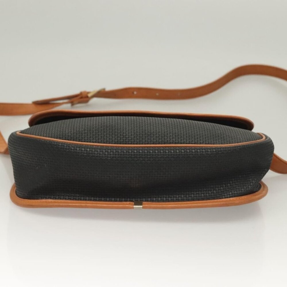 Authentic SAINT LAURENT Shoulder Bag PVC Leather Brown - Picture 12 of 16